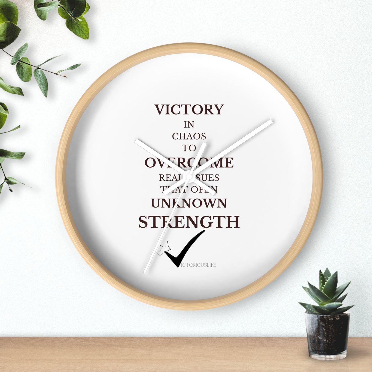 VictoriousLife Wall Clock