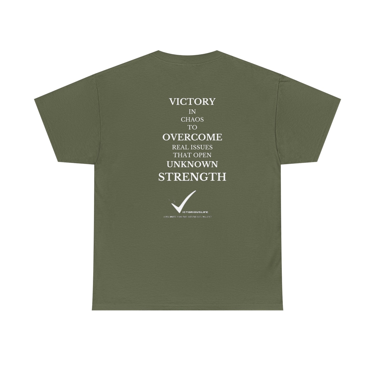Victorious Life Unisex Tee, Motivation T-Shirt for Overcoming, Represent Victory, Inspirational Shirt, Empowerment Tee, Positive Vibes