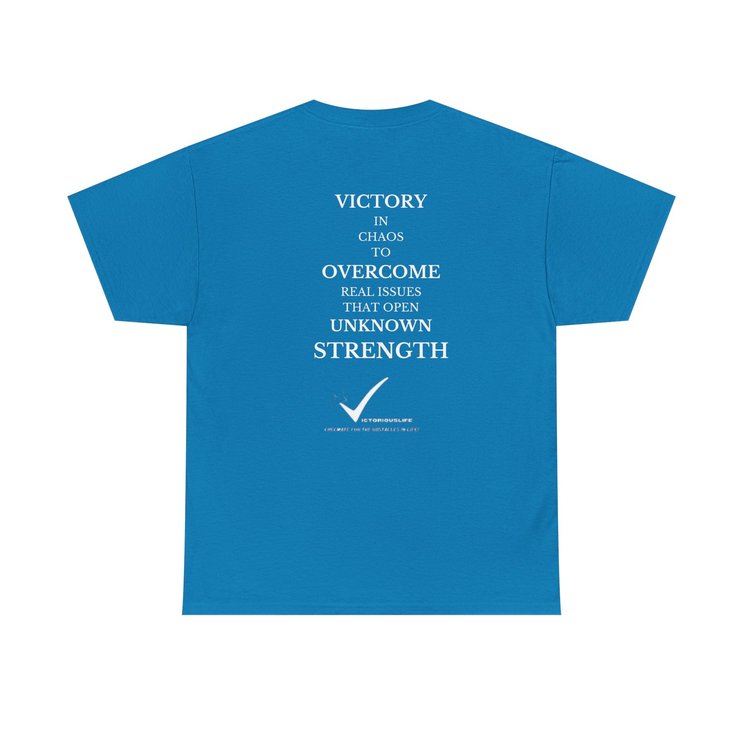 Victorious Life Unisex Tee, Motivation T-Shirt for Overcoming, Represent Victory, Inspirational Shirt, Empowerment Tee, Positive Vibes