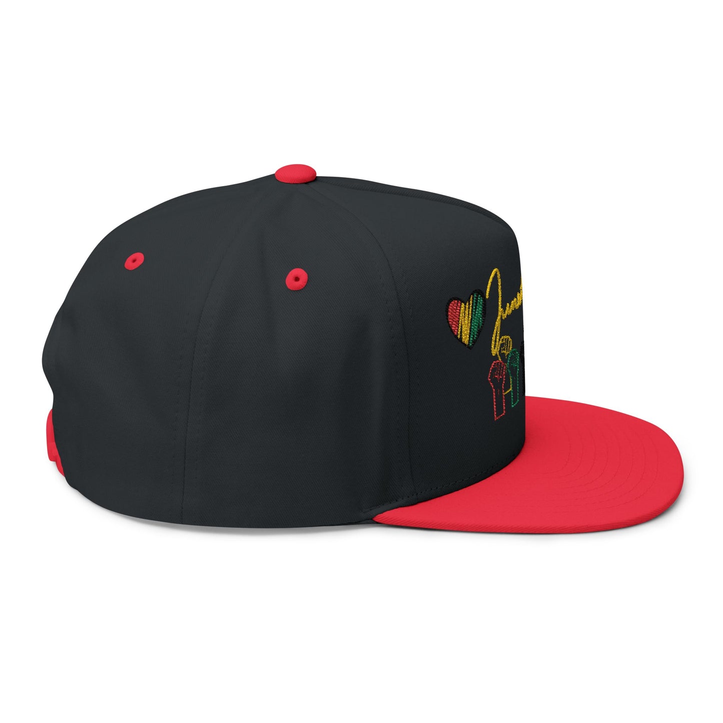 Flat Bill Cap Embroidery, Black Lives Matter Hat, Juneteenth Gift, African American Pride, Civil Rights Movement Cap, Empowerment Apparel
