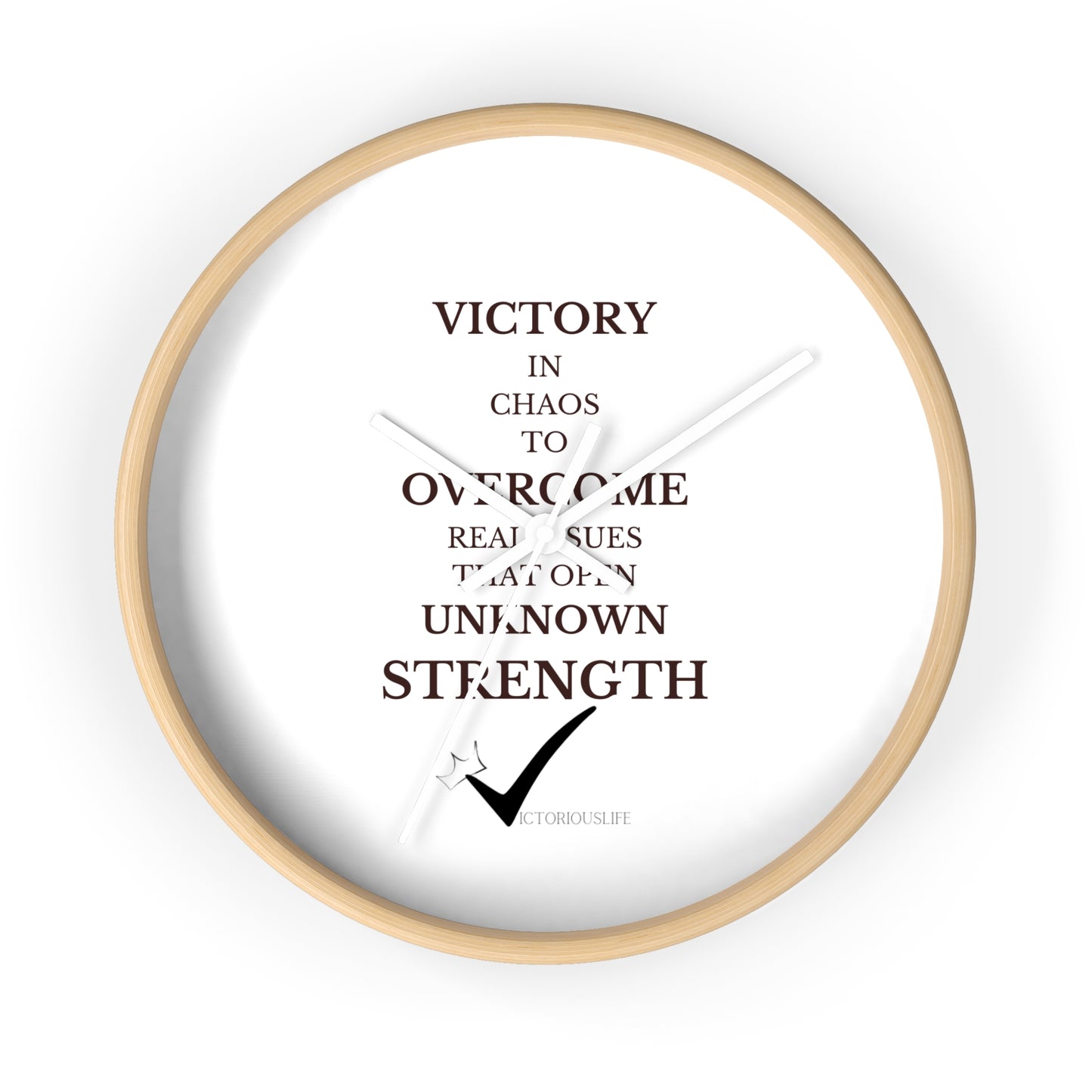 VictoriousLife Wall Clock