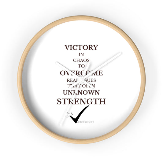VictoriousLife Wall Clock