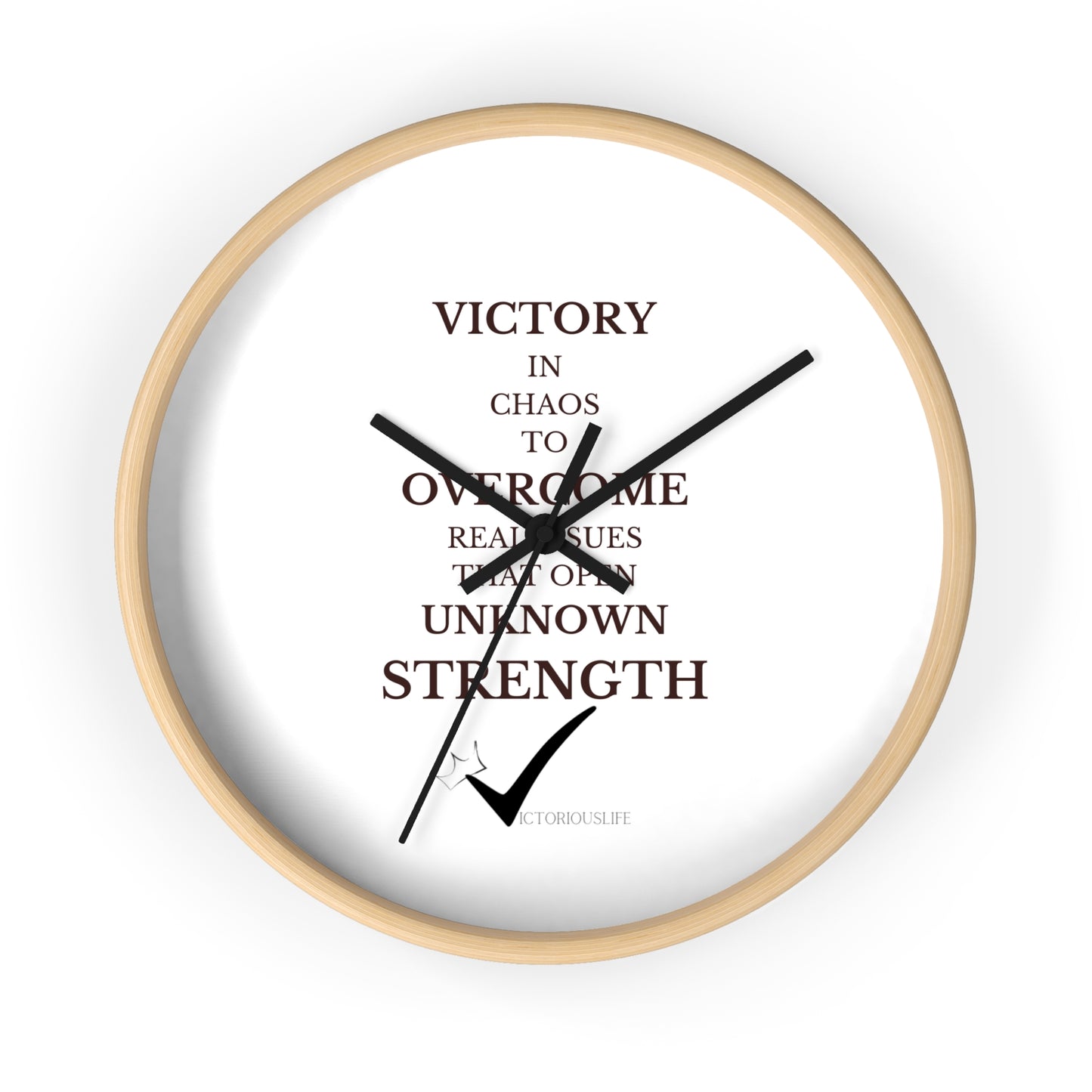 VictoriousLife Wall Clock