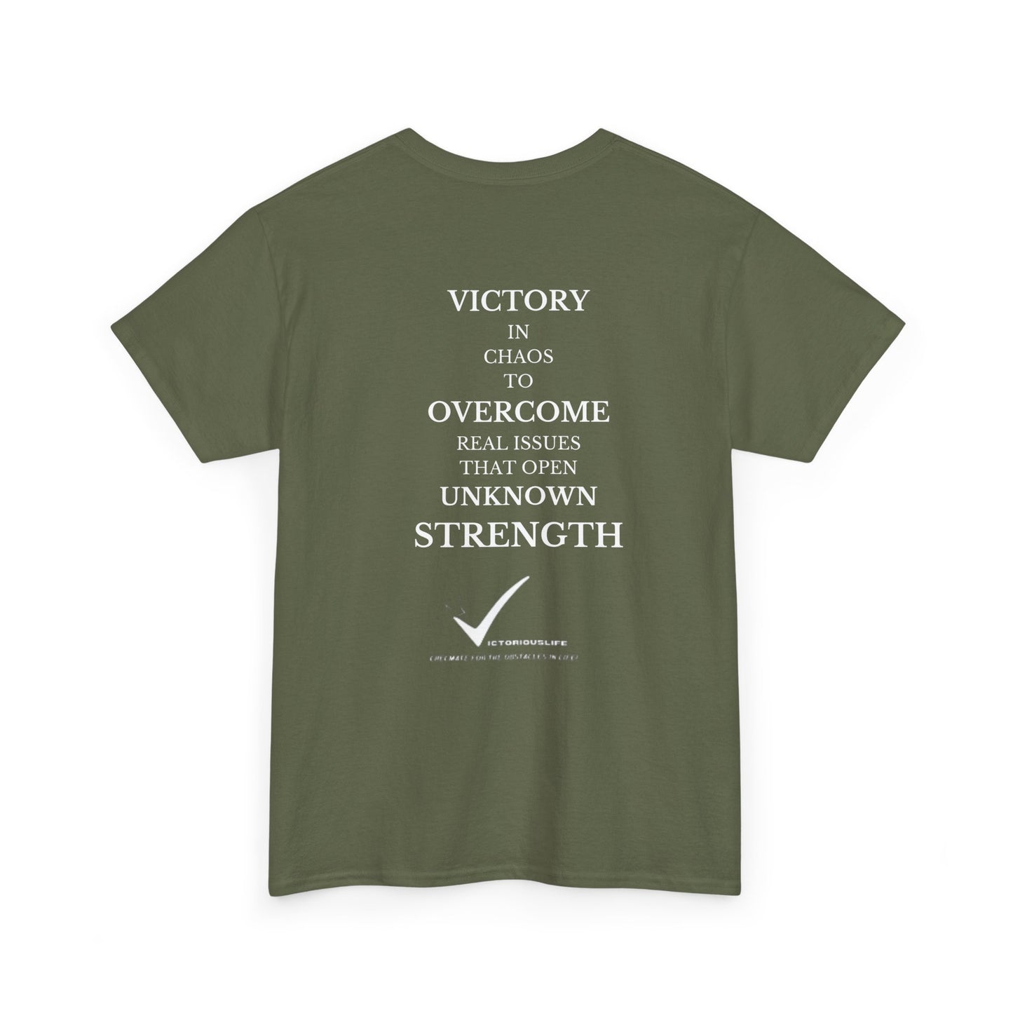 Victorious Life Unisex Tee, Motivation T-Shirt for Overcoming, Represent Victory, Inspirational Shirt, Empowerment Tee, Positive Vibes