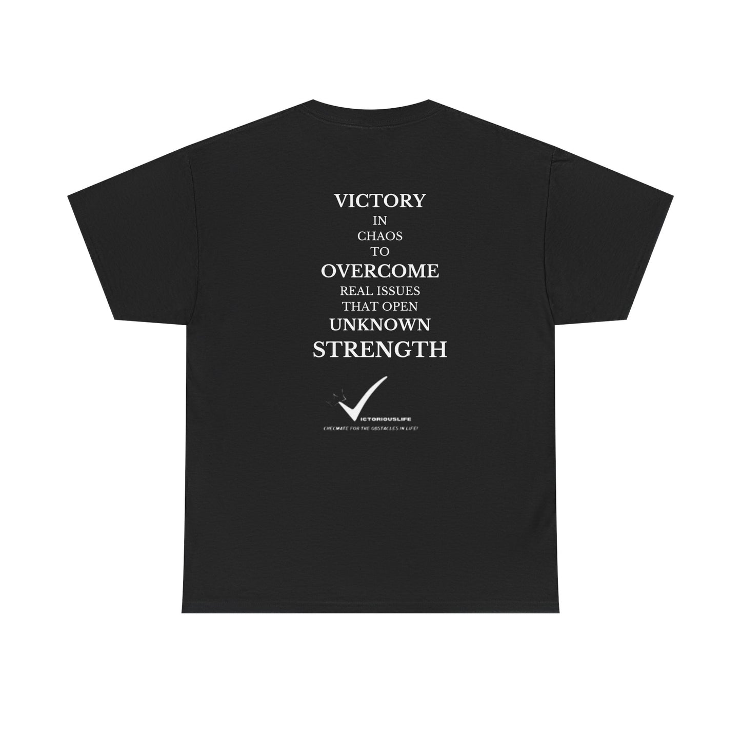 Victorious Life Unisex Tee, Motivation T-Shirt for Overcoming, Represent Victory, Inspirational Shirt, Empowerment Tee, Positive Vibes