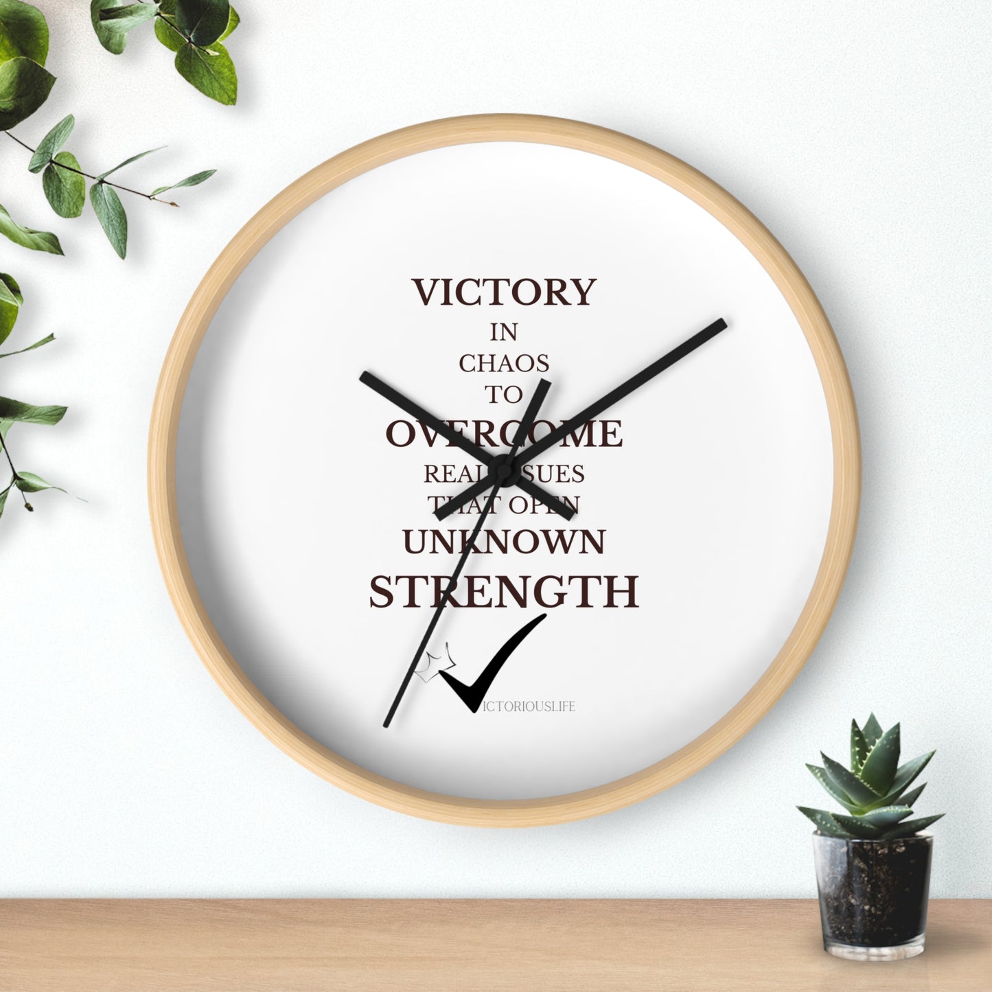 VictoriousLife Wall Clock