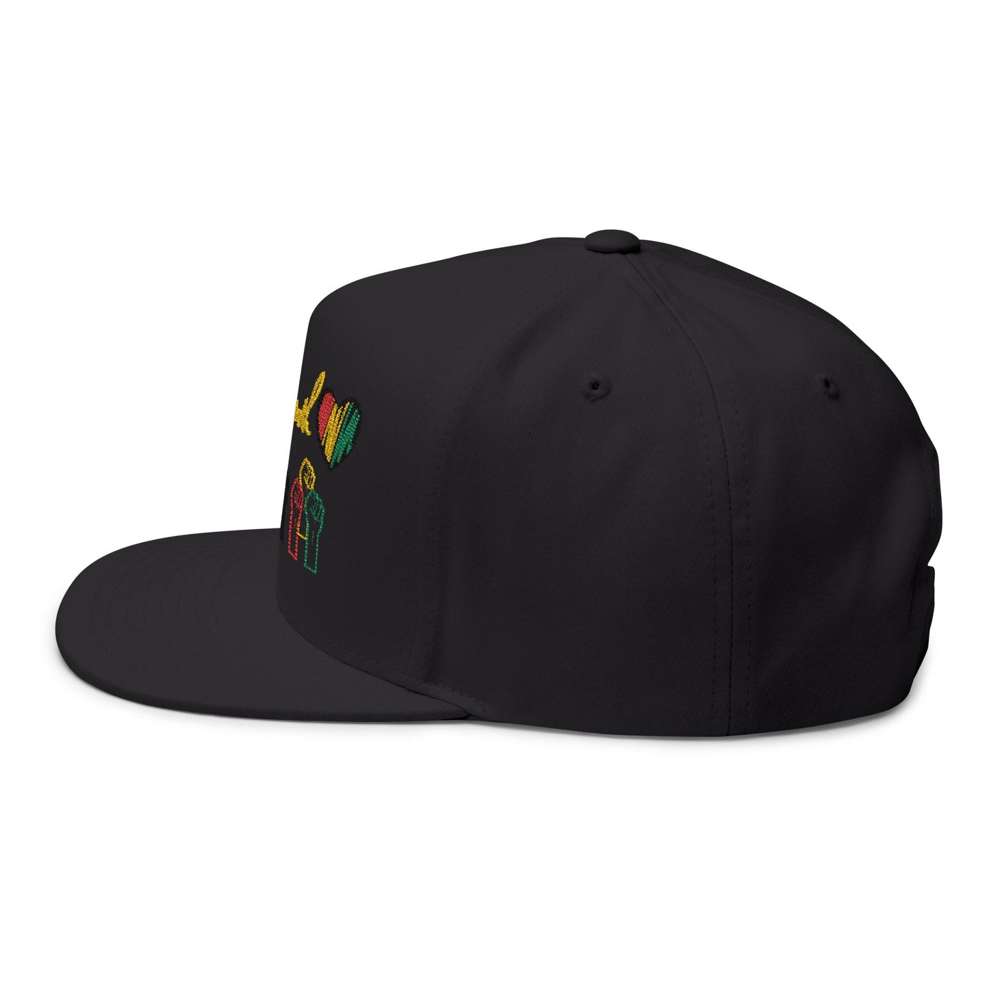Flat Bill Cap Embroidery, Black Lives Matter Hat, Juneteenth Gift, African American Pride, Civil Rights Movement Cap, Empowerment Apparel